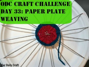 Paper plate weaving is an easy, fun, low set up activity great for adults and kids.