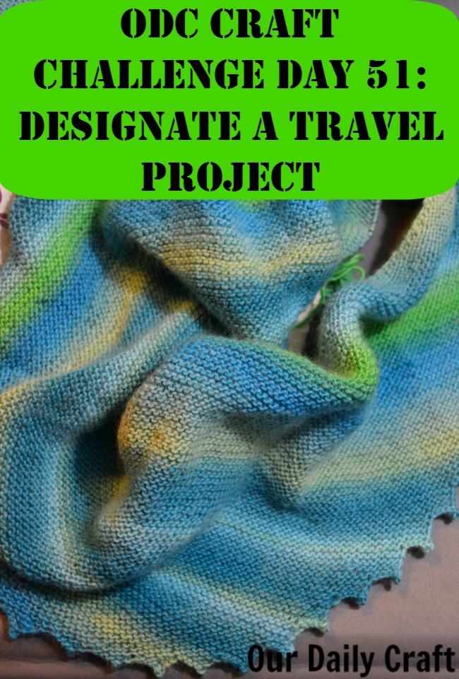 Do you have a creative project you take with you? Why you need a travel project and how to choose one.