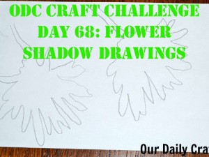 Stink at drawing? Draw flower shadows instead.