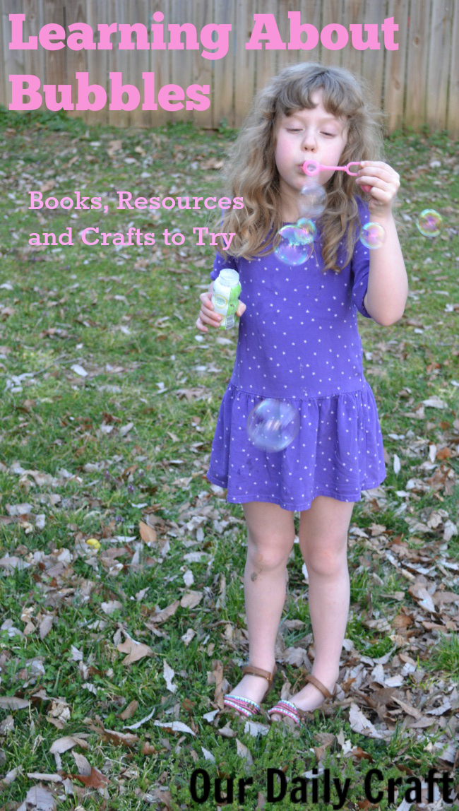 Books, resources, crafts and activities for learning about bubbles