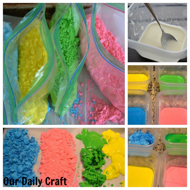 How to make colored throwing powder for holi