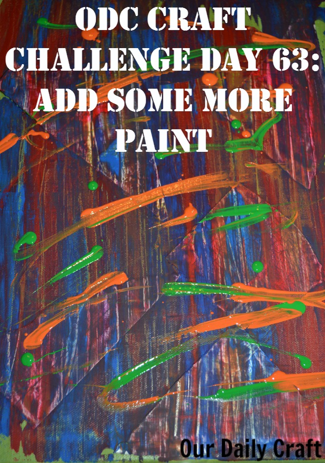 Adding more paint makes the slow art canvas more colorful.