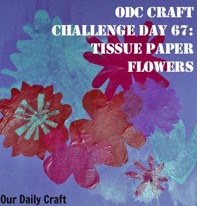 Make tissue paper flowers to brighten your day