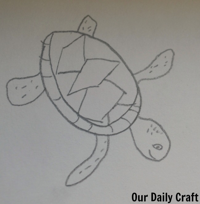 sea turtle from about.com drawing