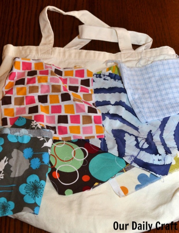 Embellish a Tote Bag with Circles - Our Daily Craft