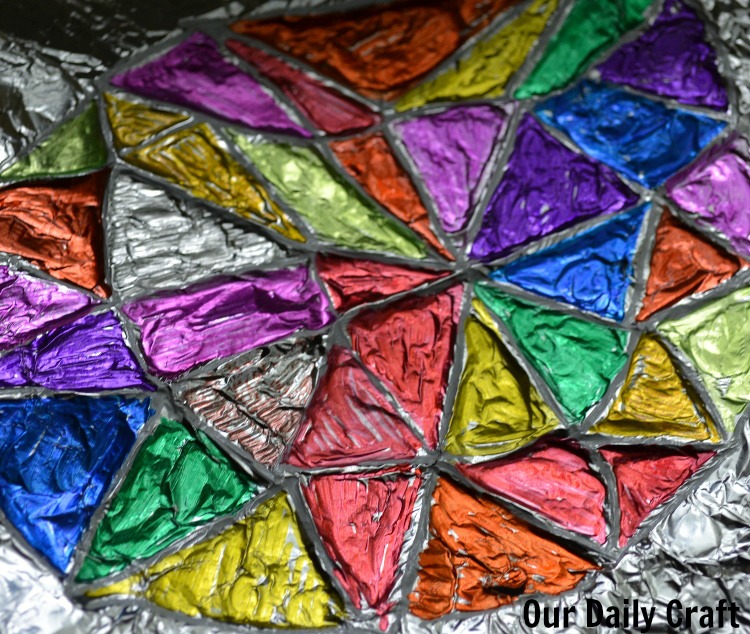 aluminum foil coloring