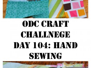 Try hand sewing to get a taste of slow crafting.