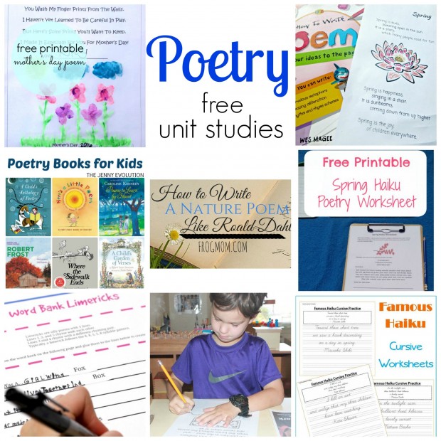 poetry unit study resources