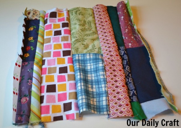 How to Make Patchwork Fabric - Our Daily Craft