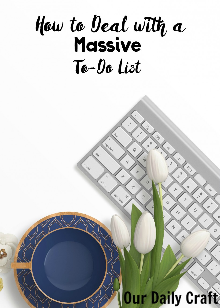 how to deal with a massive to do list