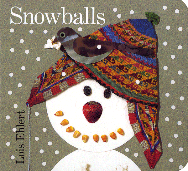 Celebrate winter with a found-object snowman activity inspired by the book Snowballs.