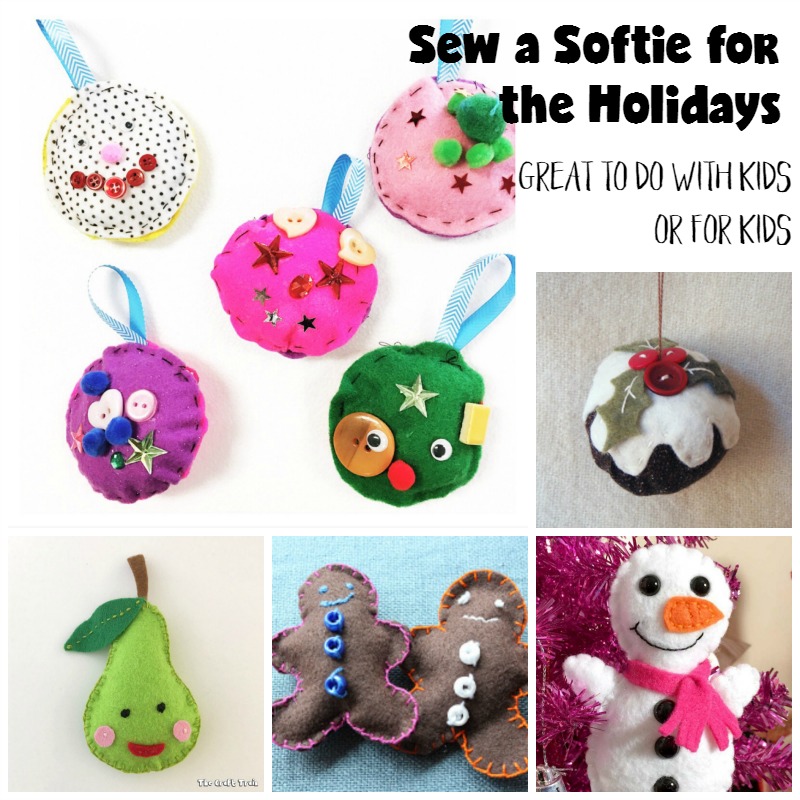 Sew a Softie with the Kids for the Holidays