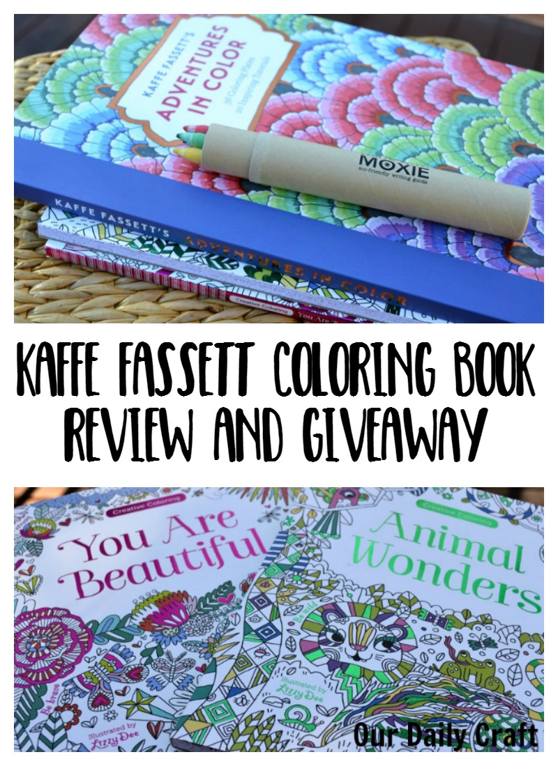 Kaffe Fassett coloring book review and giveaway.