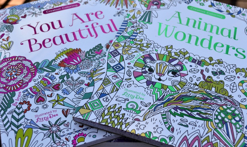 Kaffe Fassett coloring book review and giveaway.