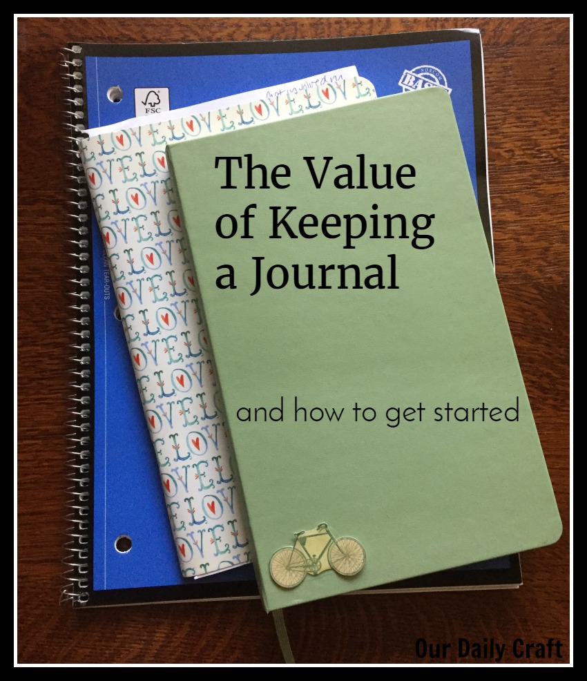 Why and how to keep a journal or notebook.