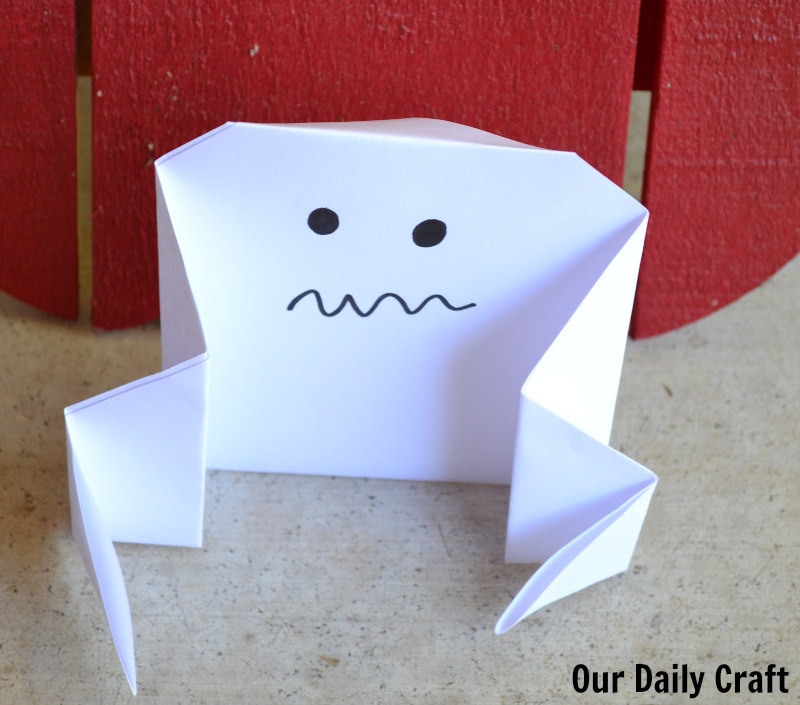 Origami for Halloween is fun for kids and adults.