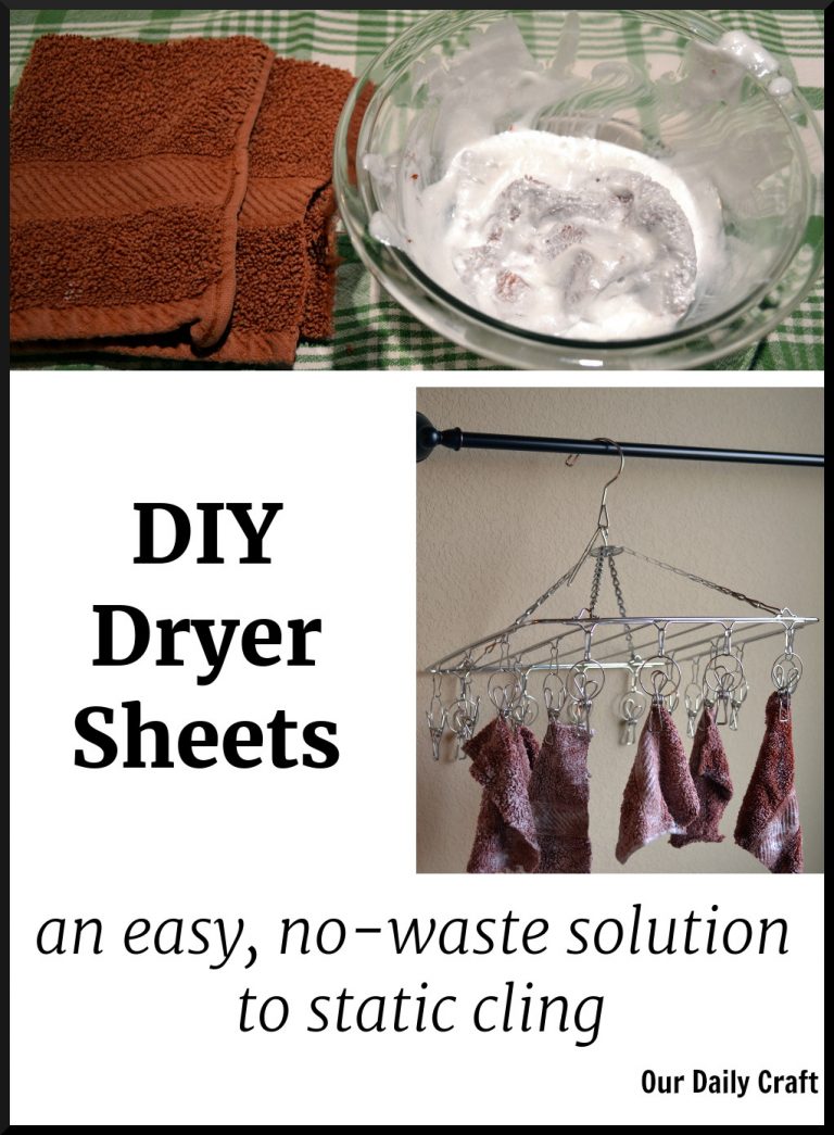 Reusable Dryer Sheets Are a Simple, No Waste Solution Our Daily Craft