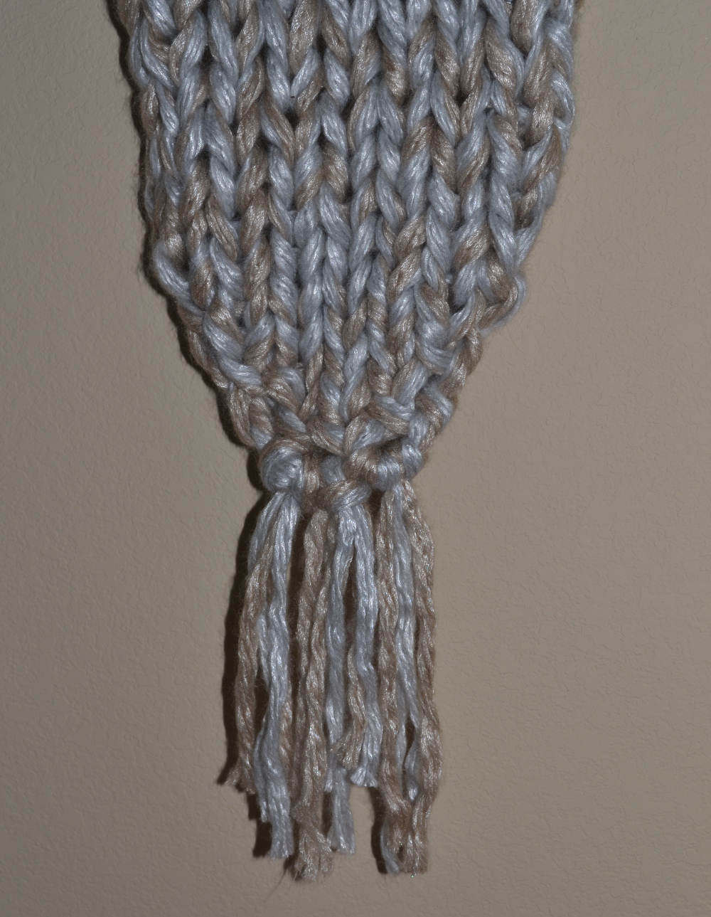 knit wall hanging