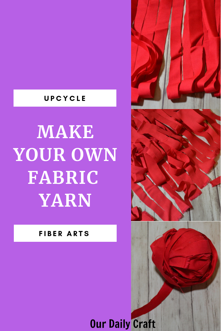 make your own fabric yarn