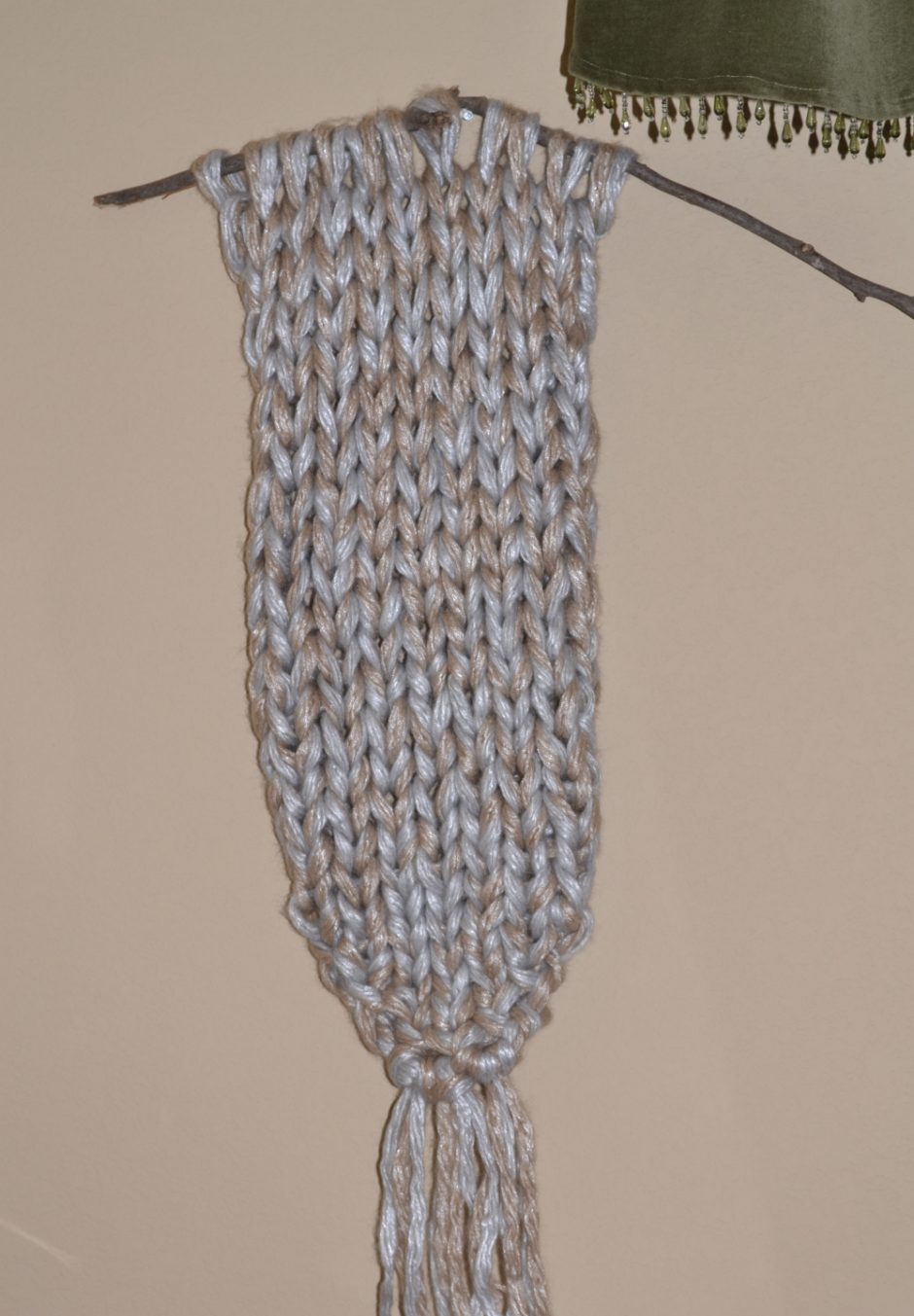 How to Make a Super Simple Knit Wall Hanging Our Daily Craft