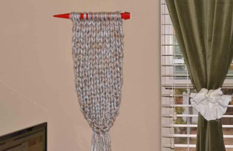 How to Make a Super Simple Knit Wall Hanging Our Daily Craft