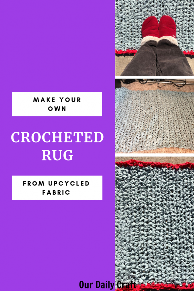 Make a Crocheted Rug from an Old Sheet Our Daily Craft