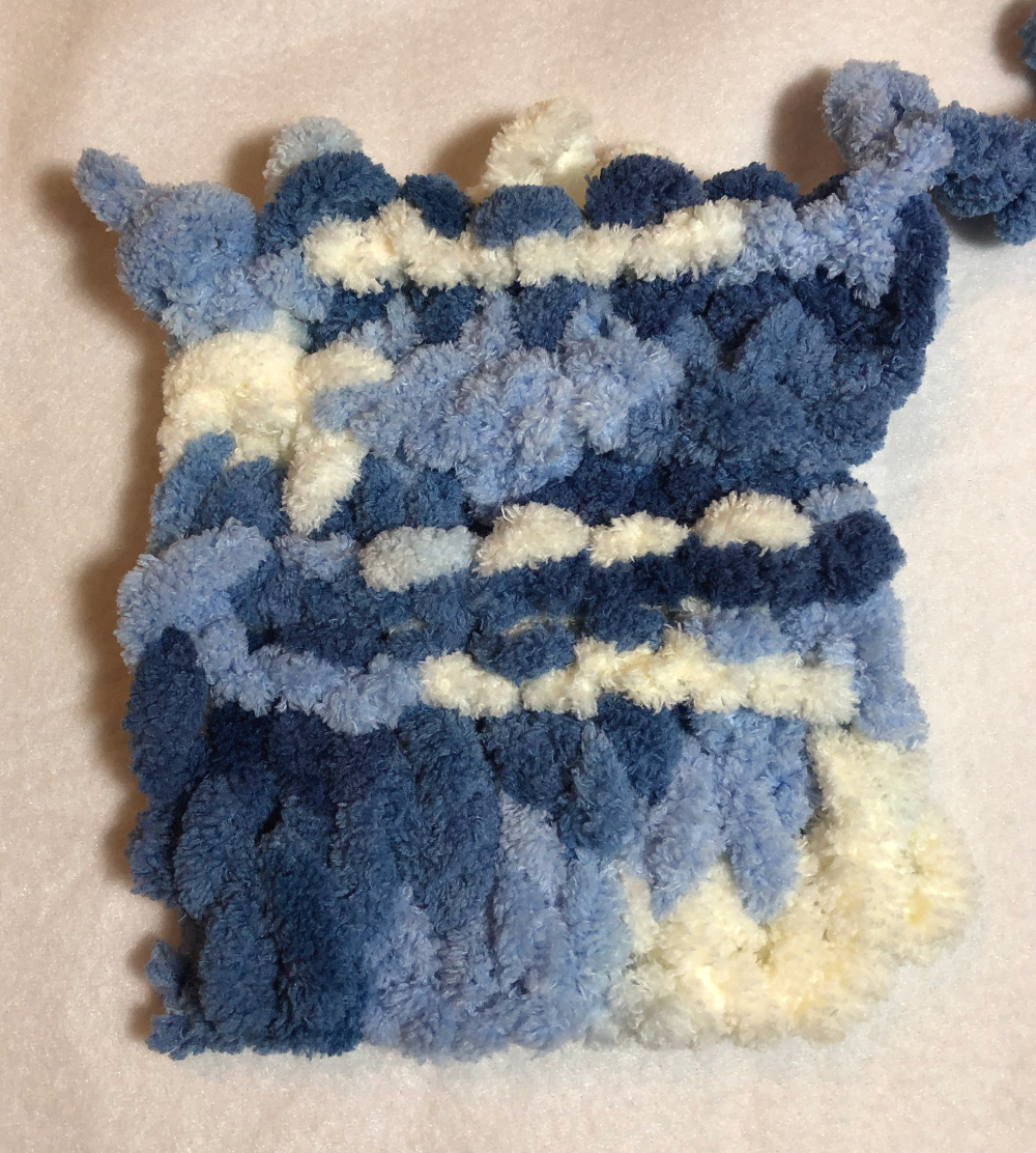 garter stitch loop yarn