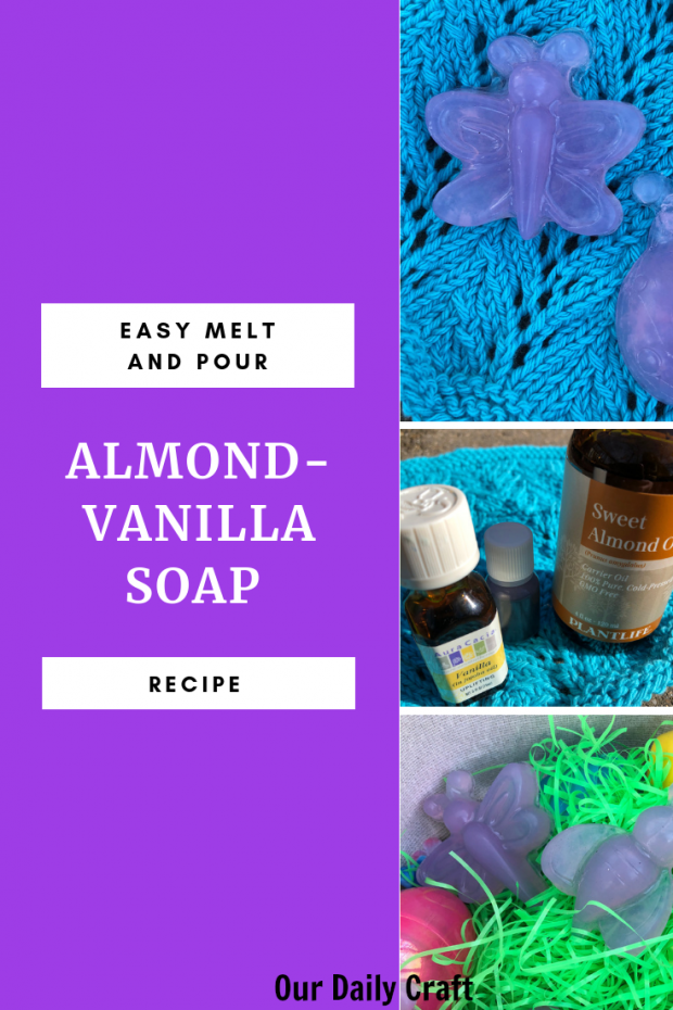 Easy AlmondVanilla Melt and Pour Soap Recipe Our Daily Craft