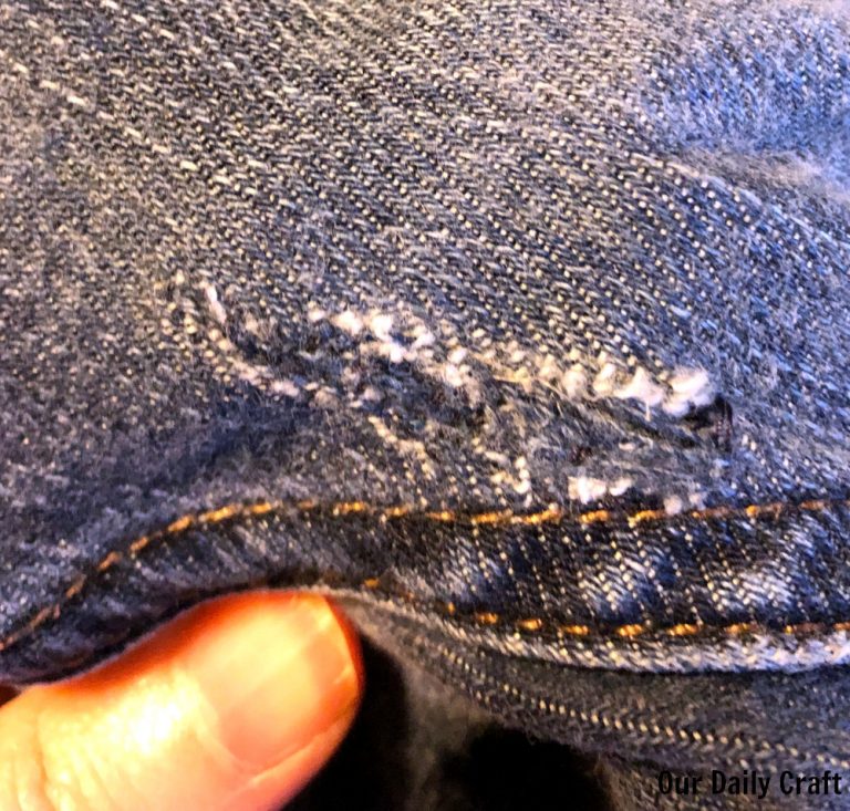 An Easy Way to Mend a Small Hole in Clothing Our Daily Craft