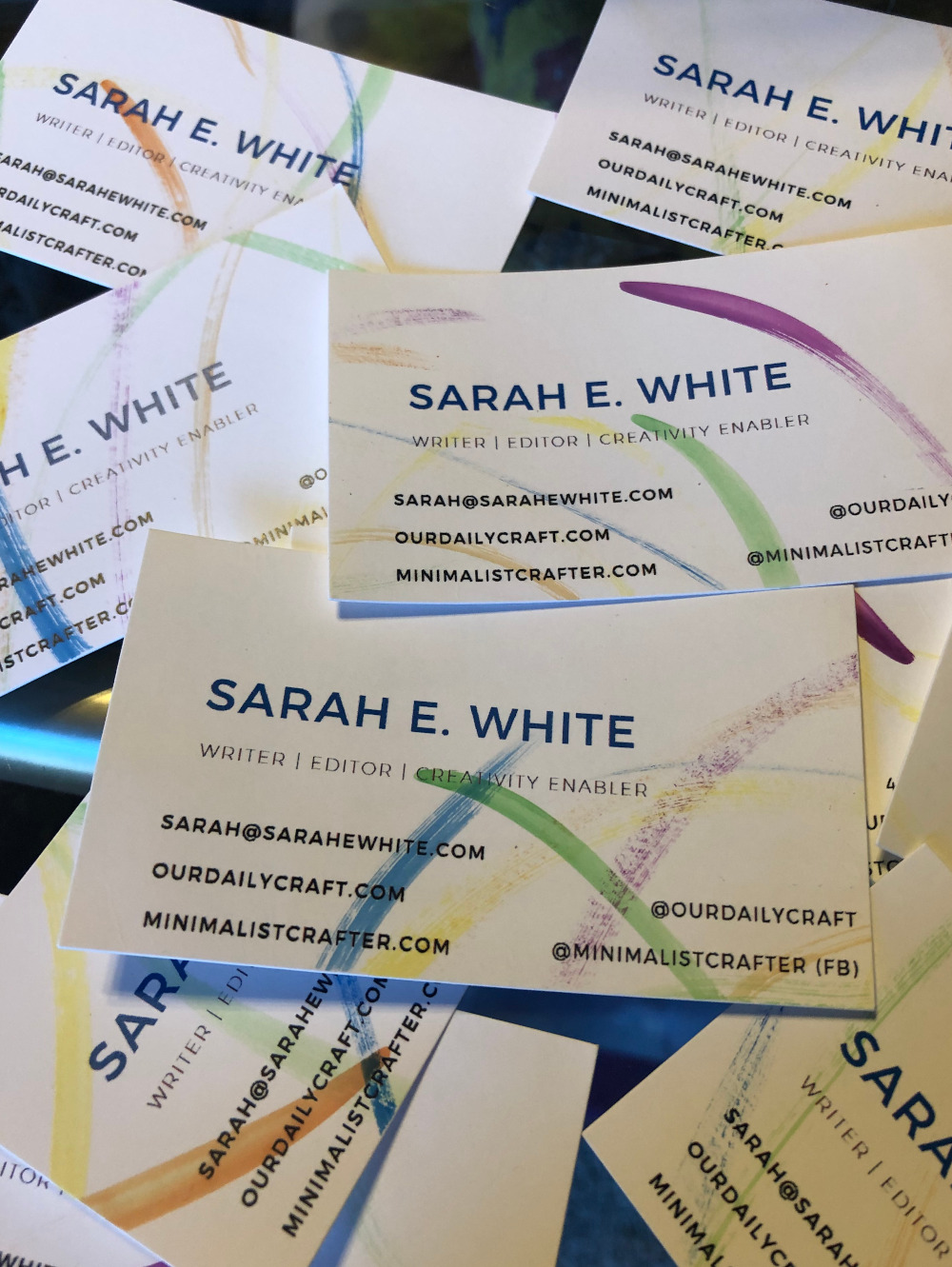 Personalize Your Business Cards with Watercolor