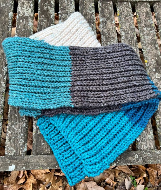 Fisherman's Rib Scarf Knitting Pattern Our Daily Craft