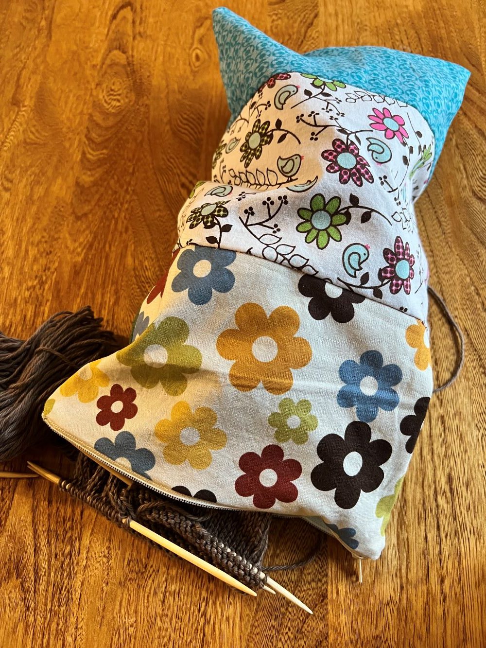 Easy Scrap Fabric Project Bag - Our Daily Craft