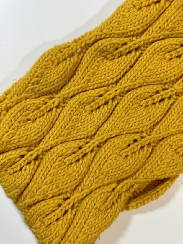 Candle Flame Cowl Knitting Pattern Our Daily Craft