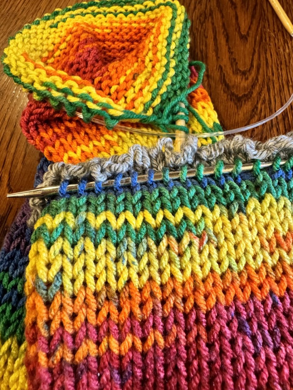 Free Twisted Knitting Machine Headband Pattern (Sentro, Jamit, or Addi)