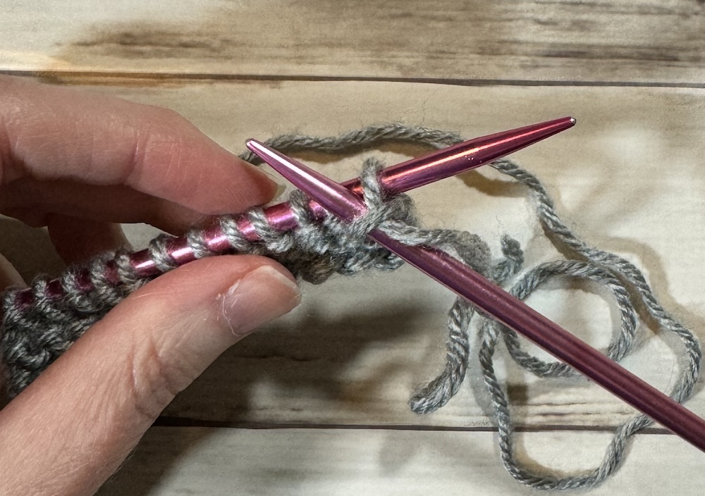 Learn to Knit: How to Make the Knit Stitch - Our Daily Craft
