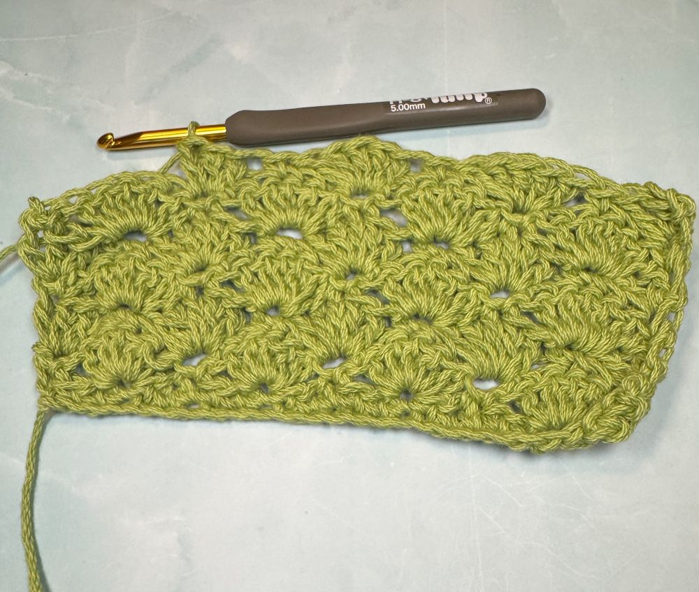 Stitched Shells Crochet Shell Stitch - Our Daily Craft